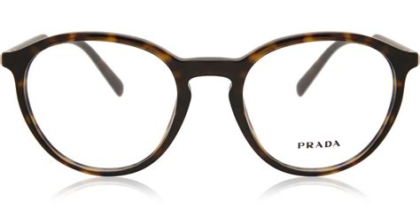 Prada PR 13TV 2AU1O1 Eyeglasses in Havana